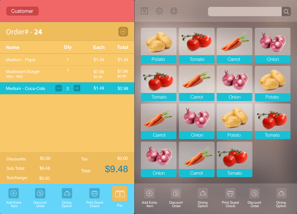 Vienna Advantage Pos Order Summary Screen 2 Screenshot